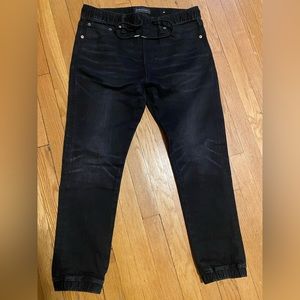 American Eagle Black Jean Joggers Air-flex. Mens size Medium